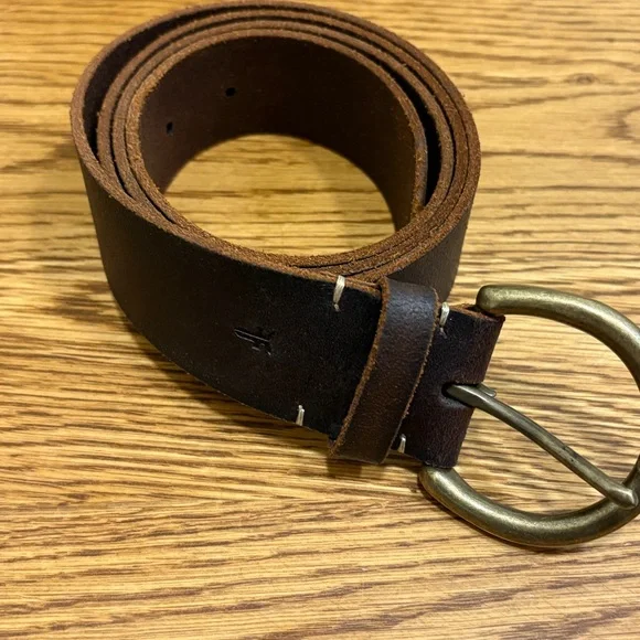 Frye | Accessories | Frye Brown Leather Belt With Metal  display picture 1